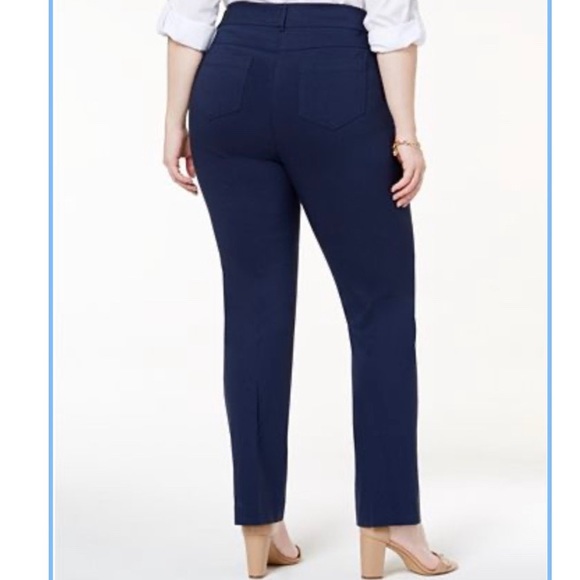 JM collection navy pants - Picture 2 of 4